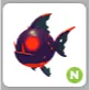 1x Dracula Fish Neon Luminous