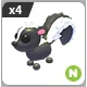 4x Skunk Neon Luminous Adopt Me