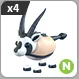 4x Oryx Neon Luminous Adopt ME