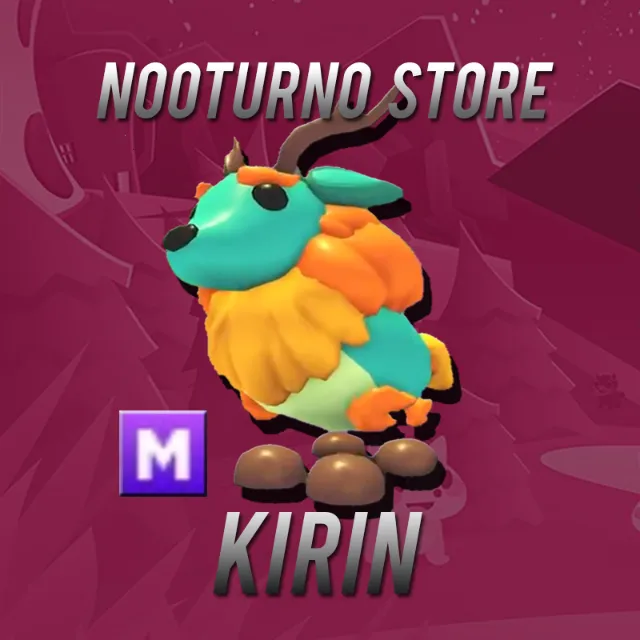 Pet | MEGA KIRIN ADOPTME - Roblox Game Items - Gameflip