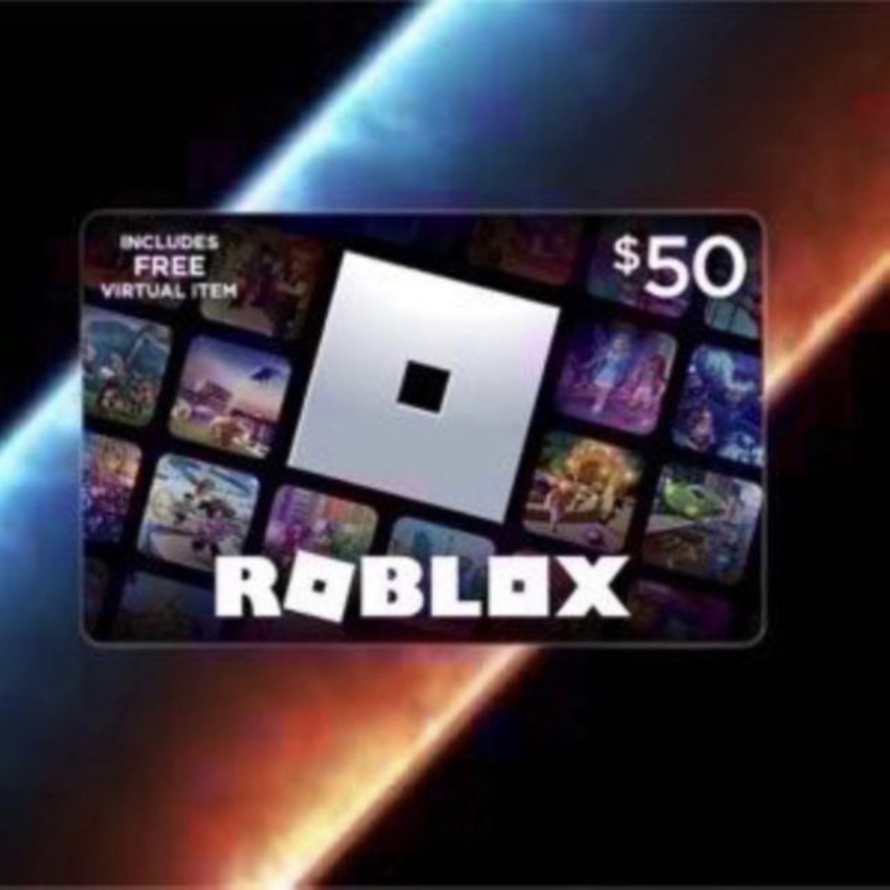 $50.00 Roblox gift card + Free virtual item (Global) - Roblox Tarjetas ...