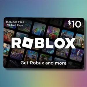 $10.00 Roblox Gift Card + Free Virtual Item (USD)