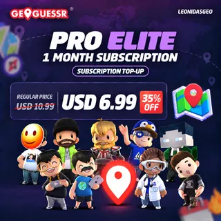GeoGuessr Subscription to YOUR ACCCOUNT | Pro Elite 1 Month