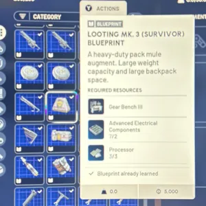 Mk 3 Survivor Blueprint