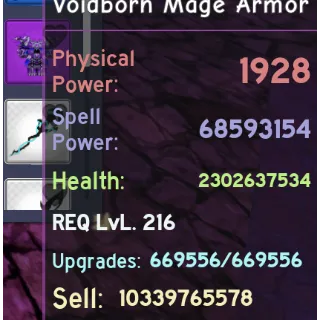 VoidBorn Mage Armor (Almost God Pot)