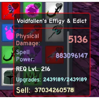 High pot VoidFallen's Effigy Mage