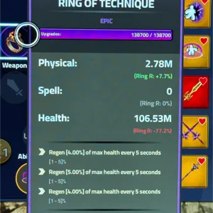 warrior ring of techniqu