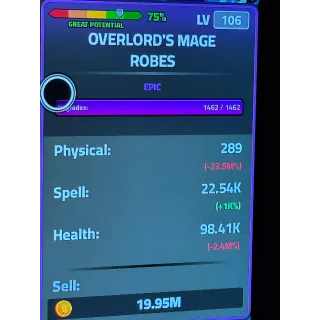 Great potential mage robes