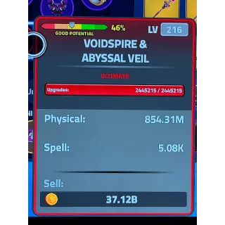 Ultimate weapon from abyssal void