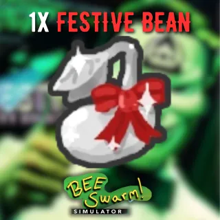 1x Festive Bean Service - Bee Swarm Simulator (BSS)