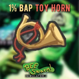 1% BAP Toy Horn Beequip - Bee Swarm Simulator (BSS)