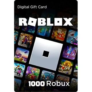 Roblox 1000 Robux Crédito Oficial - - Gift Cards - GGMAX