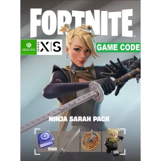 Fortnite - Ninja Sarah Pack + 1,500 V-Bucks Challenge XBOX LIVE Key USA