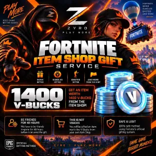 Vbucks | V-bucks 1,400