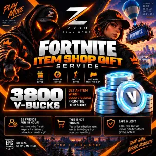 Vbucks | V-bucks 3800