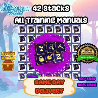 42 Stacks Training Manuals 💎 Disney Dreamlight Valley 💎 SAME DAY DELIVERY💎