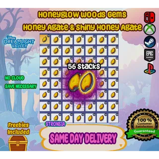 56 Stacks Honeyglow Woods DLC Gems 💎SAME DAY DELIVERY 💎