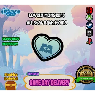 Lovely Monsters Star Path💎 Disney Dreamlight Valley 💎SAME DAY DELIVERY 💎