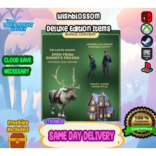 Wishblossom Deluxe Edition Items|| Disney Dreamlight Valley || DDV DLC