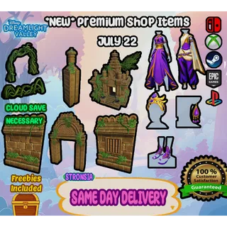 *NEW* Premium Shop Items (July 22)💎 Disney Dreamlight Valley