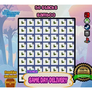 56 Stacks of Bamboo 💎SAME DAY DELIVERY 💎