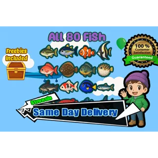 All 80 Fish 🟢SAME DAY DELIVERY🟢