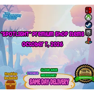 *SPOTLIGHT* Premium Shop Items (October 7, 2026) 💎SAME DAY DELIVERY 💎