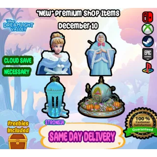 *NEW* Premium Items (December 10) 💎 Disney Dreamlight Valley 💎SAME DAY DELIVERY 💎