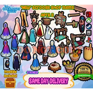 **NEW** Scrooge Shop Clothing + Furniture (April 8, 2026) 💎 SAME DAY DELIVERY 💎