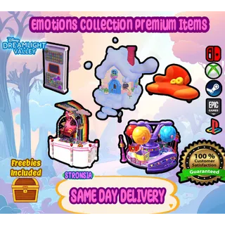 Emotions Collection Items Inside Out 💎 Disney Dreamlight Valley 💎SAME DAY DELIVERY 💎