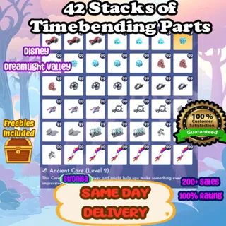 42 Stacks of Timebending Parts 💎 SAME DAY DELIVERY💎