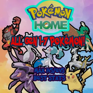 All Gen 1-7 Pokemon **LIMITED DEAL** (900+ Pokemon Total) Best Stats|| Pokemon HOME 