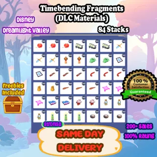 84 Stacks of Timebending Fragments 💎 Disney Dreamlight Valley 💎 SAME DAY DELIVERY💎 Eternity Island || Materials