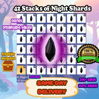 42 Stacks of Night Shards 💎 Disney Dreamlight Valley 💎SAME DAY DELIVERY 💎Eternity Isle Storybook Vale DLC