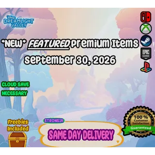 *NEW* Premium Items (September 30, 2026) 💎 Disney Dreamlight Valley