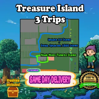 Treasure Island (3 Trips) 🟢SAME DAY DELIVERY🟢100% Security || {Freebies Included}