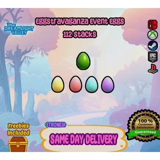 112 Stacks Eggstravaganza Event Eggs  💎 SAME DAY DELIVERY💎 