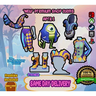 *NEW* Premium Items (April 1, 2026) 💎 Disney Dreamlight Valley 💎SAME DAY DELIVERY 💎