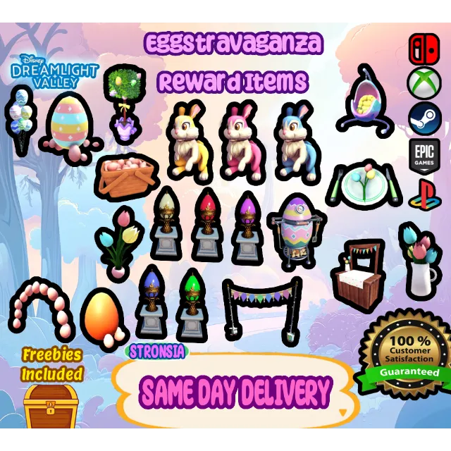 Eggstravaganza Event Reward Items 💎 Disney Dreamlight Valley - Game ...