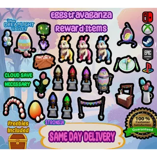 Eggstravaganza Event Reward Items 💎 Disney Dreamlight Valley