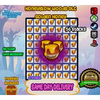 56 Stacks Honeyglow Woods DLC Golden Honey💎SAME DAY DELIVERY 💎