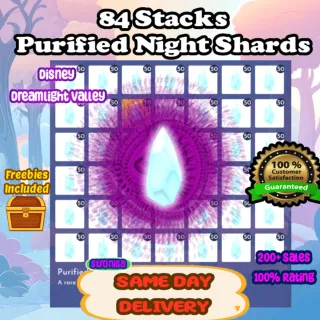 84 Stacks of Purified Night Shards + Extras 💎 Disney Dreamlight Valley 💎 SAME DAY DELIVERY💎 Storybook Vale Eternity Isle