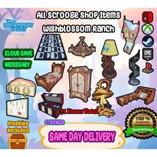 All New Scrooge Shop Items (November 19) 💎SAME DAY DELIVERY 💎