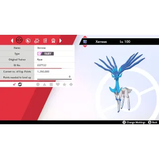 Shiny Xerneas Max IVs/EVs 🟢SAME DAY DELIVERY🟢 Pokémon Sword and Shield or Pokemon HOME||Battle Ready