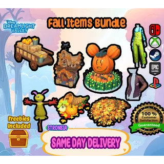 Fall Items Bundle💎 Disney Dreamlight Valley 💎SAME DAY DELIVERY 💎