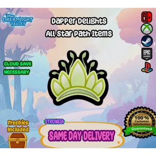 Dapper Delights Star Path💎 Disney Dreamlight Valley 💎SAME DAY DELIVERY 💎