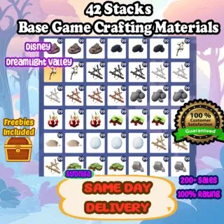 42 Stacks of Crafting Materials 💎 Disney Dreamlight Valley 💎SAME DAY DELIVERY 💎 Base Game Crafting