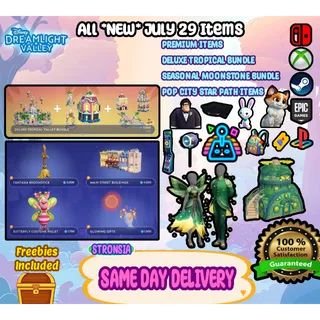 All *NEW* Premium/Starpath/Moonstone Items (July 29) 💎 Disney Dreamlight Valley