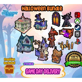Huge Halloween Items Bundle|| Disney Dreamlight Valley || Same Day Delivery