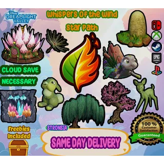 **NEW** Whispers of the Wind Star Path💎 Disney Dreamlight Valley 💎SAME DAY DELIVERY 💎